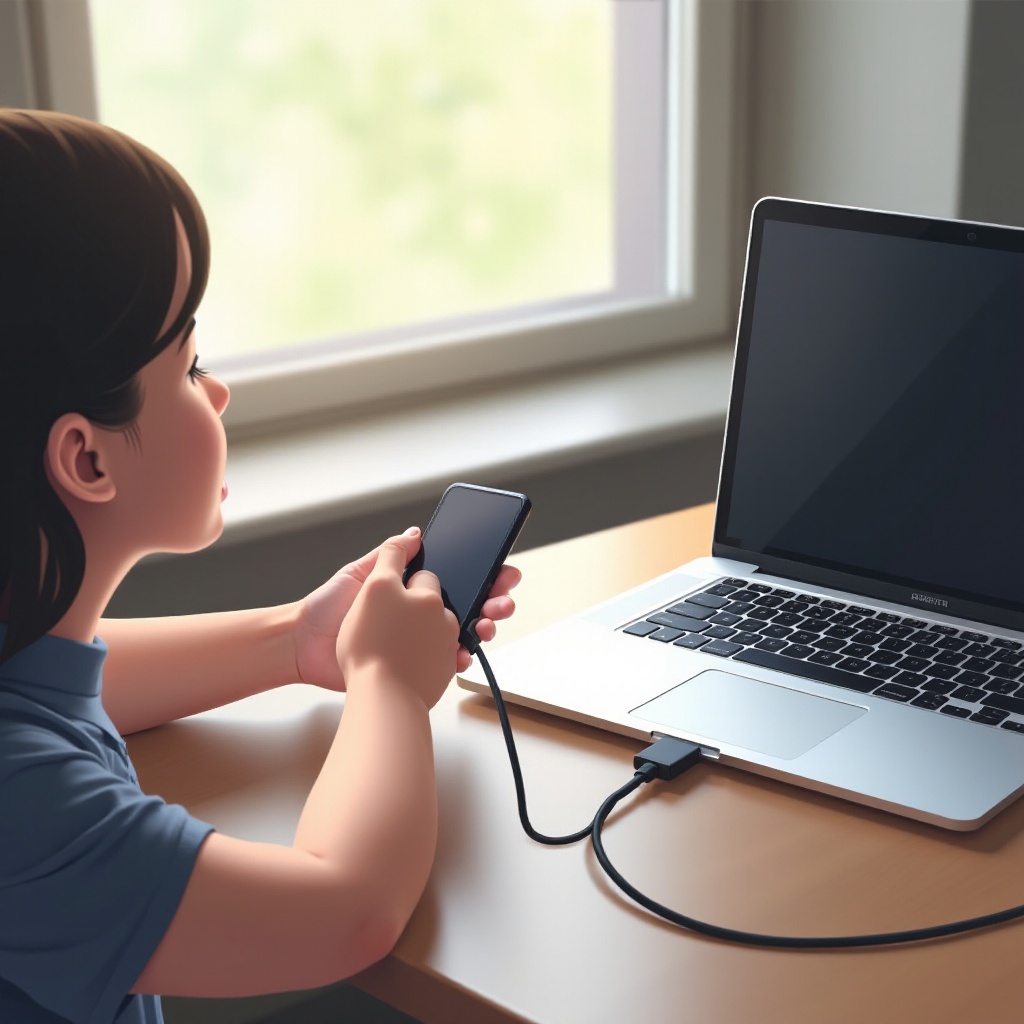 Come trasferire le foto dal laptop al telefono tramite USB