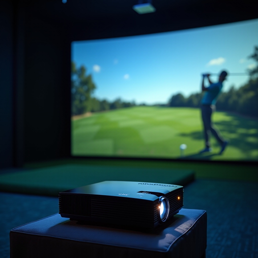 أفضل جهاز عرض 4K لمحاكي الجولف